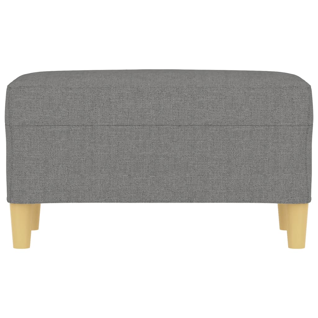 Banc Gris foncé 70x35x41 cm Tissu