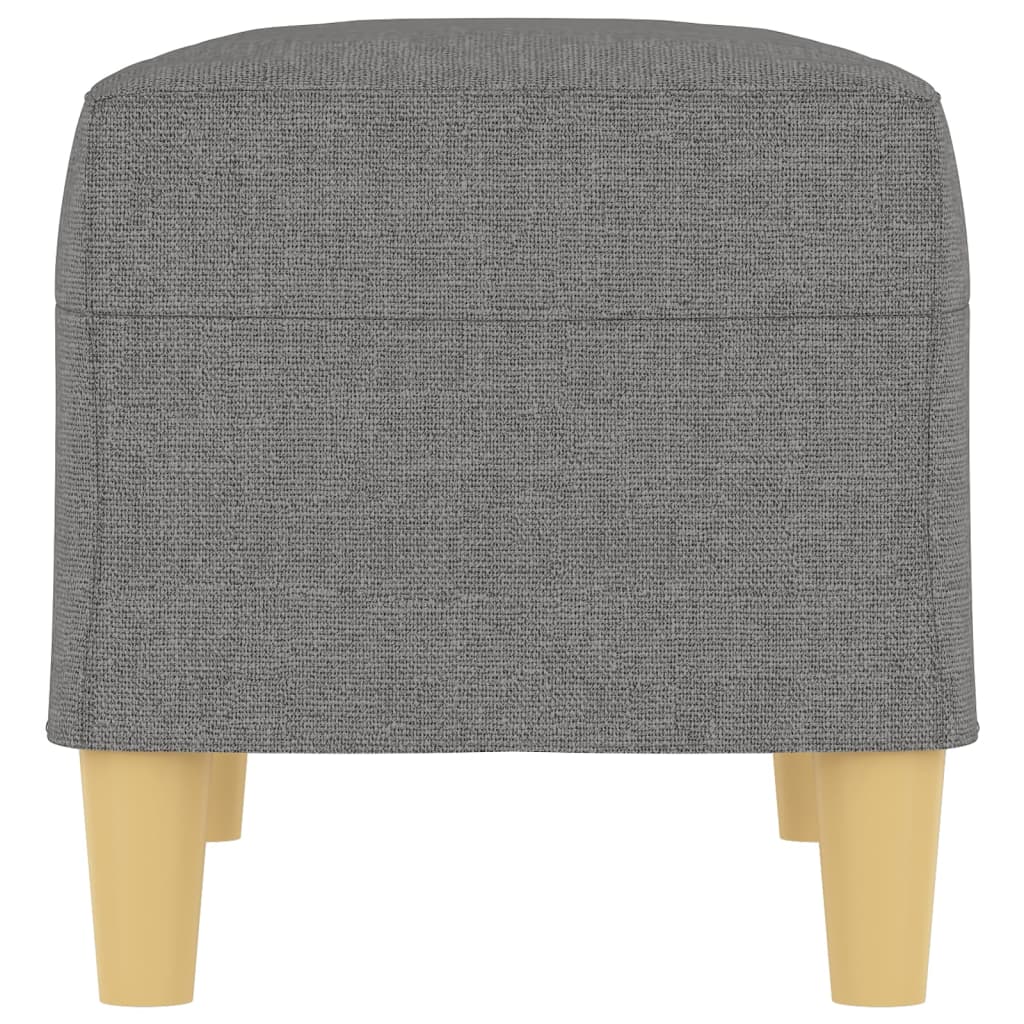 Banc Gris foncé 70x35x41 cm Tissu