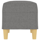 Banc Gris foncé 70x35x41 cm Tissu