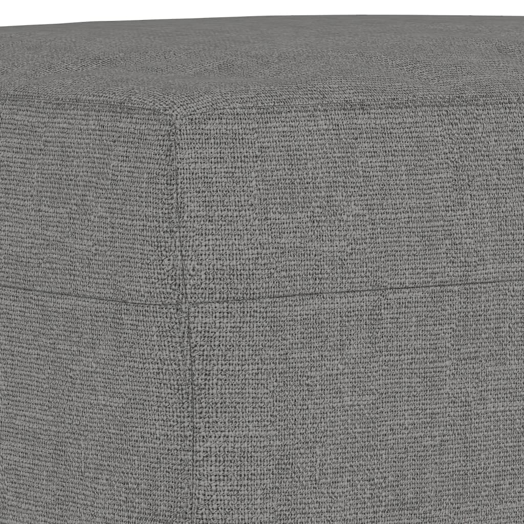 Banc Gris foncé 70x35x41 cm Tissu