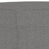 Banc Gris foncé 70x35x41 cm Tissu