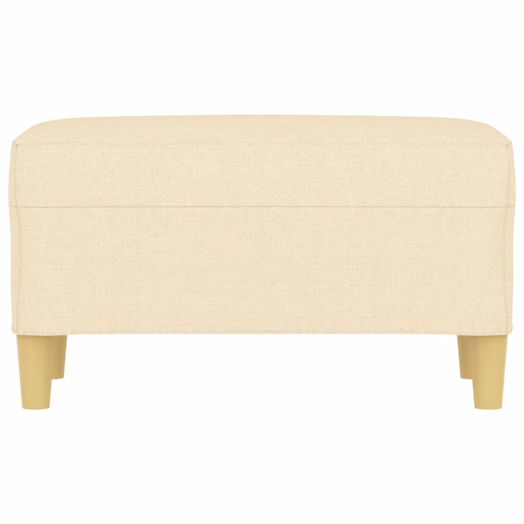 Banc Crème 70x35x41 cm Tissu