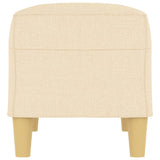 Banc Crème 70x35x41 cm Tissu