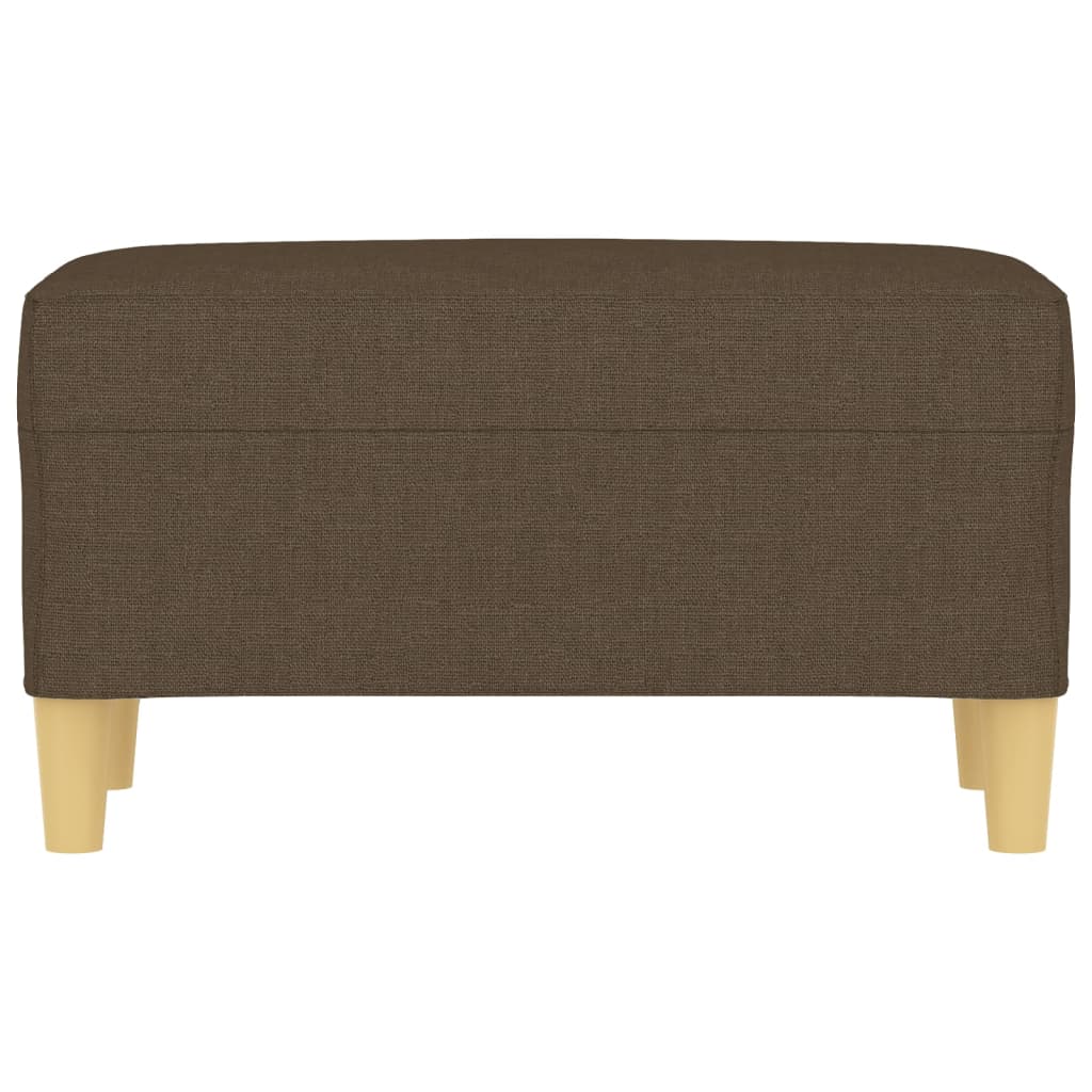 Banc Marron 70x35x41 cm Tissu