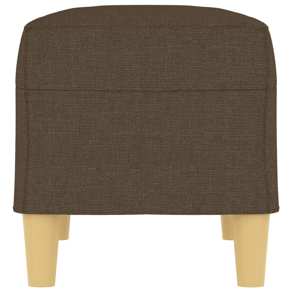 Banc Marron 70x35x41 cm Tissu