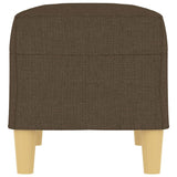 Banc Marron 70x35x41 cm Tissu