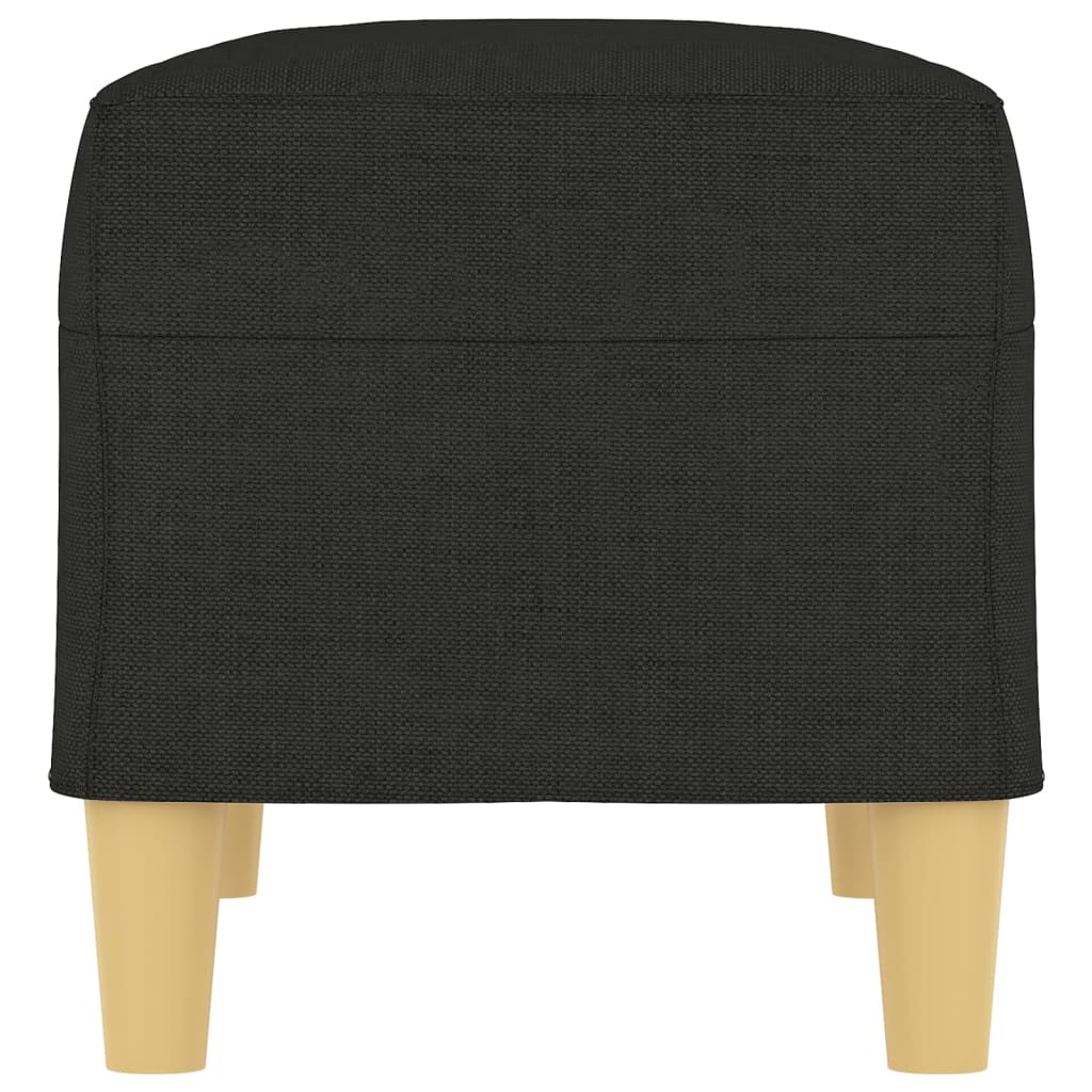 Banc Noir 70x35x41 cm Tissu