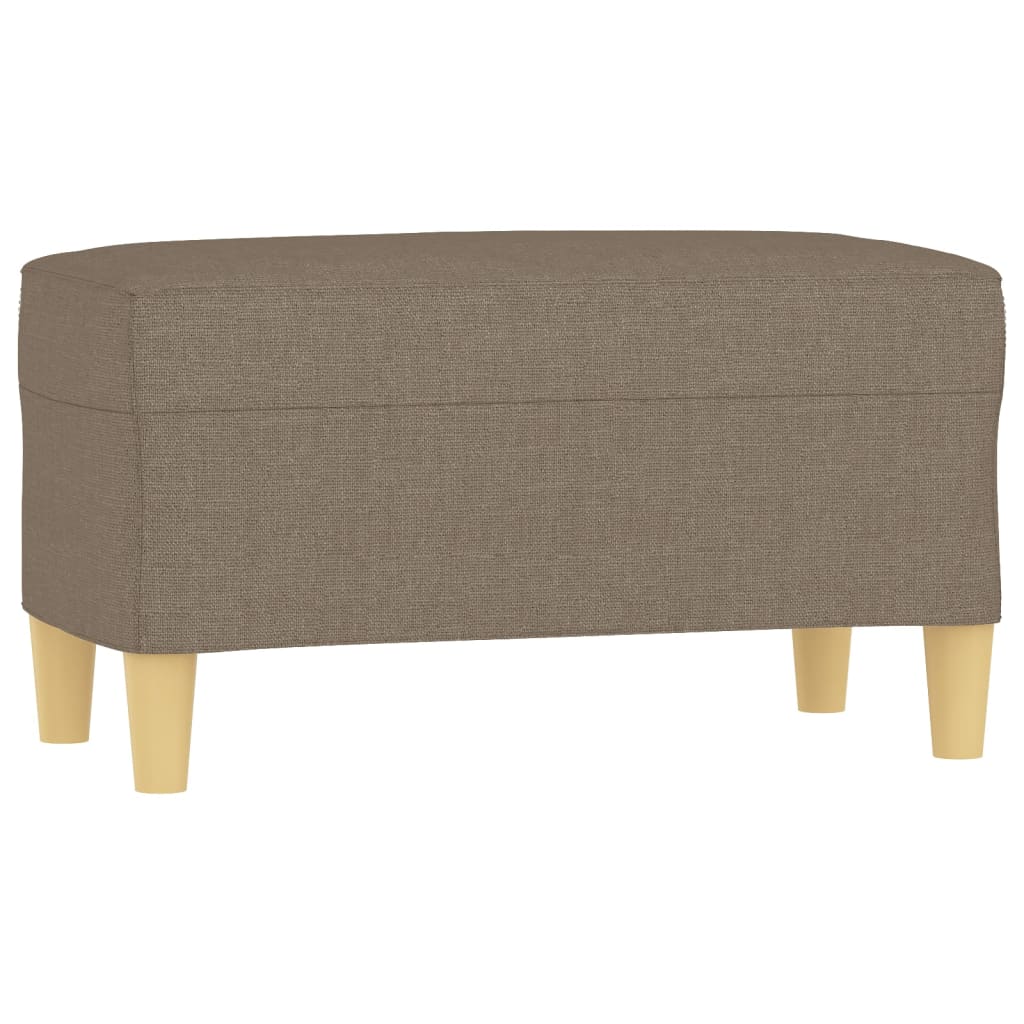 Banc Taupe 70x35x41 cm Tissu