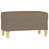 Banc Taupe 70x35x41 cm Tissu