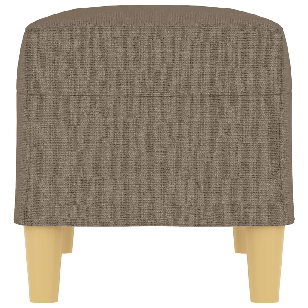 Banc Taupe 70x35x41 cm Tissu