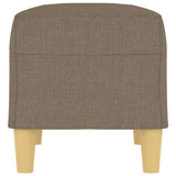 Banc Taupe 70x35x41 cm Tissu