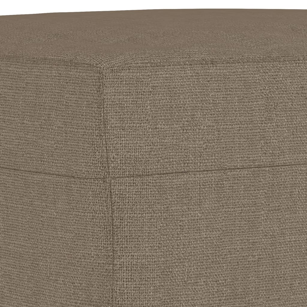 Banc Taupe 70x35x41 cm Tissu