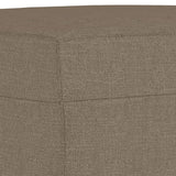 Banc Taupe 70x35x41 cm Tissu