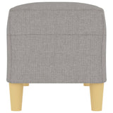 Banc Gris clair 100x35x41 cm Tissu