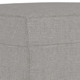 Banc Gris clair 100x35x41 cm Tissu