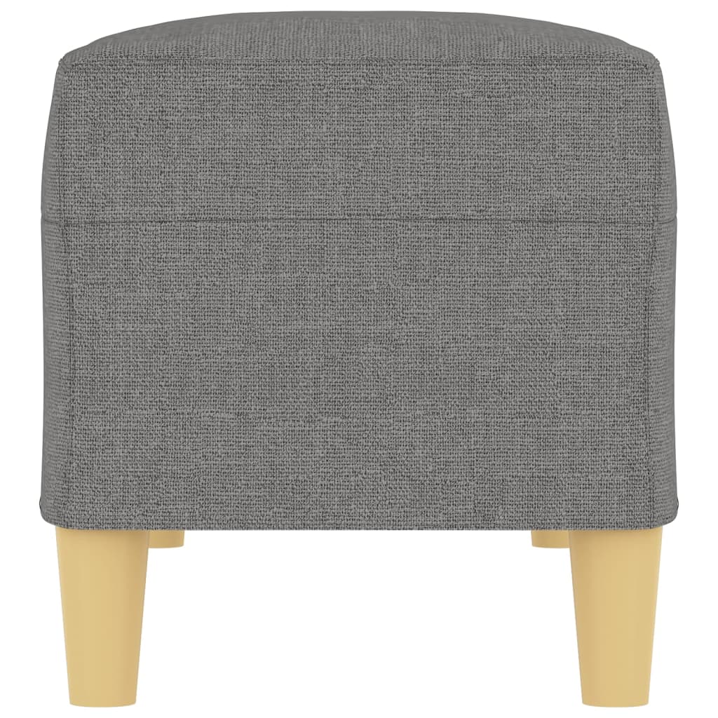 Banc Gris foncé 100x35x41 cm Tissu