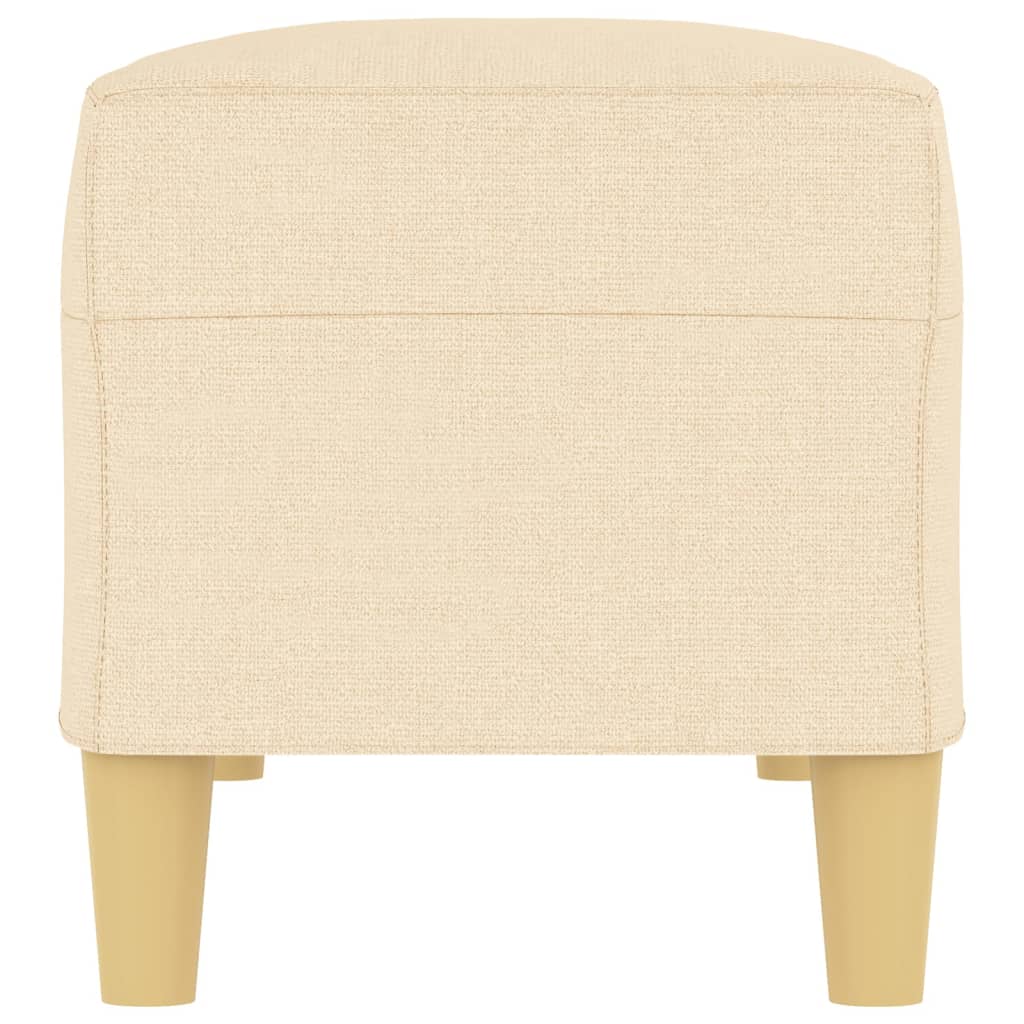 Banc Crème 100x35x41 cm Tissu