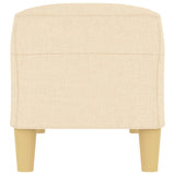 Banc Crème 100x35x41 cm Tissu