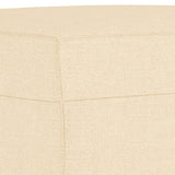 Banc Crème 100x35x41 cm Tissu