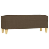 Banc Marron 100x35x41 cm Tissu