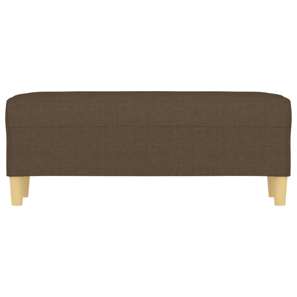 Banc Marron 100x35x41 cm Tissu