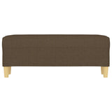 Banc Marron 100x35x41 cm Tissu