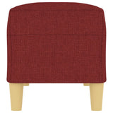 Banc Rouge bordeaux 100x35x41 cm Tissu