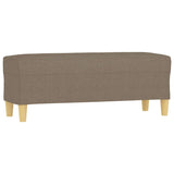 Banc Taupe 100x35x41 cm Tissu