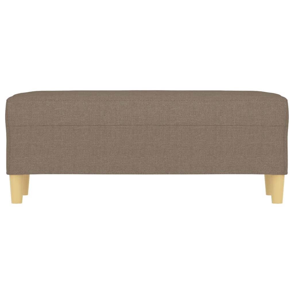 Banc Taupe 100x35x41 cm Tissu