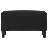 Banc Noir 70x35x41 cm Similicuir