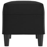 Banc Noir 70x35x41 cm Similicuir