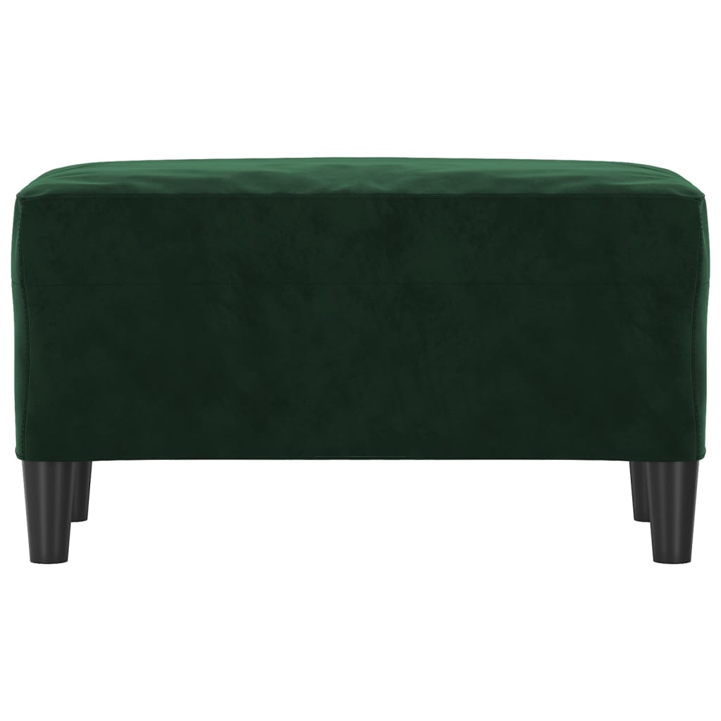 Banc Vert foncé 70x35x41 cm Velours