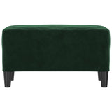 Dark Green Bench 70x35x41 cm Velvet