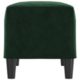 Banc Vert foncé 70x35x41 cm Velours