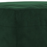 Dark Green Bench 70x35x41 cm Velvet