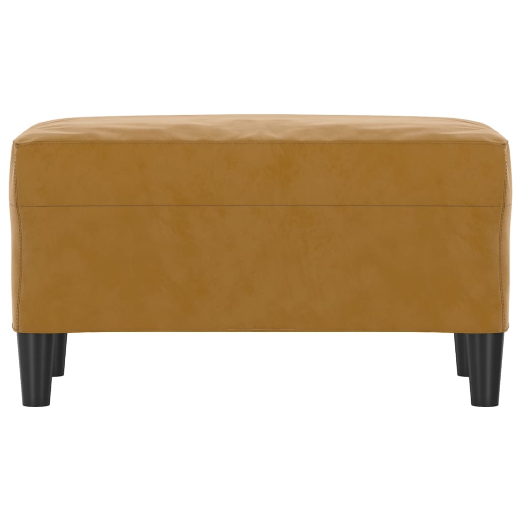 Banc Marron 70x35x41 cm Velours