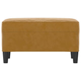 Banc Marron 70x35x41 cm Velours