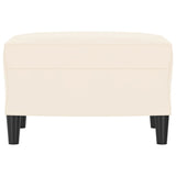 Banc Crème 70x35x41 cm Velours