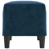 Banc Bleu 70x35x41 cm Velours