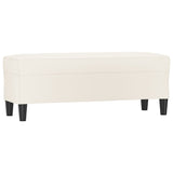 Banc Crème 100x35x41 cm Similicuir