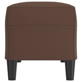 Banc Marron 100x35x41 cm Similicuir