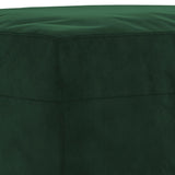 Banc Vert foncé 100x35x41 cm Velours