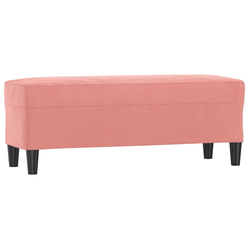 Pink Bench 100x35x41 cm Velvet