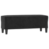 Banc Noir 100x35x41 cm Velours