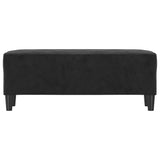 Banc Noir 100x35x41 cm Velours