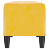 Banc Jaune 100x35x41 cm Velours