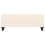 Banc Crème 100x35x41 cm Velours