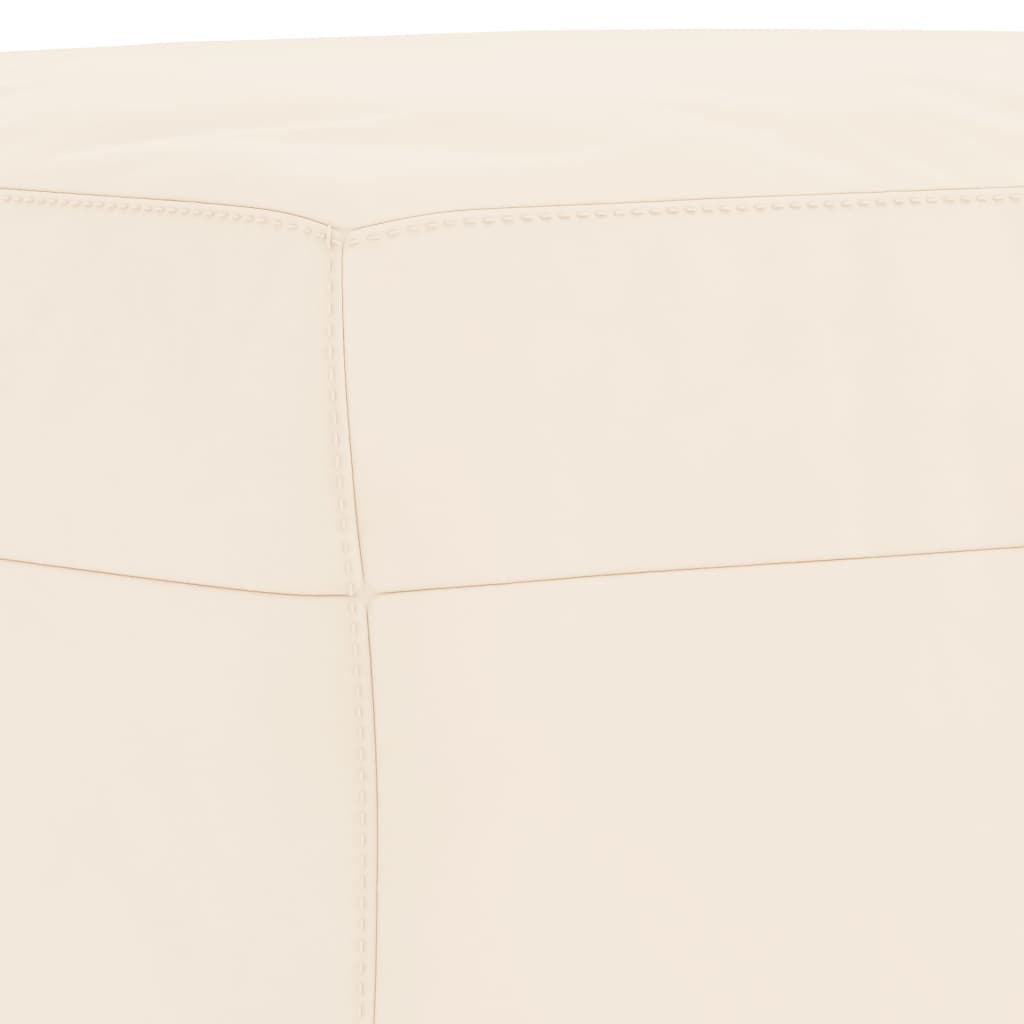 Banc Crème 100x35x41 cm Velours