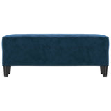 Banc Bleu 100x35x41 cm Velours