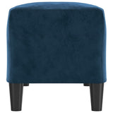 Banc Bleu 100x35x41 cm Velours